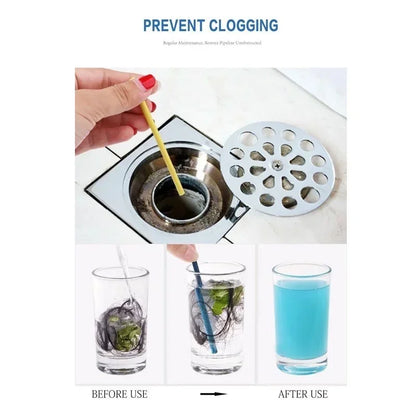 Kitchen Sink Sewer Cleaning Agent Remove Oil Pollution Washbasin Toilet Bathtub Pipe Cleaning Sticks Household Cleaning Products